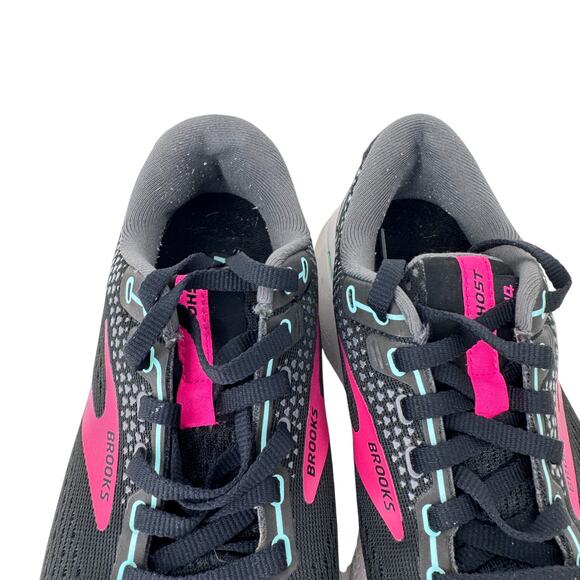 Brooks Ghost 14 Sneaker Running Shoes Women's‎ 7 Black Cushioned  Lace Up - Picture 6 of 11